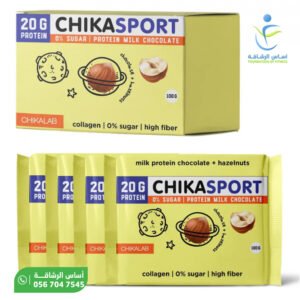 بروتين بار شيكا لايرز بنكهة الفول السوداني والكراميل شيك لاب